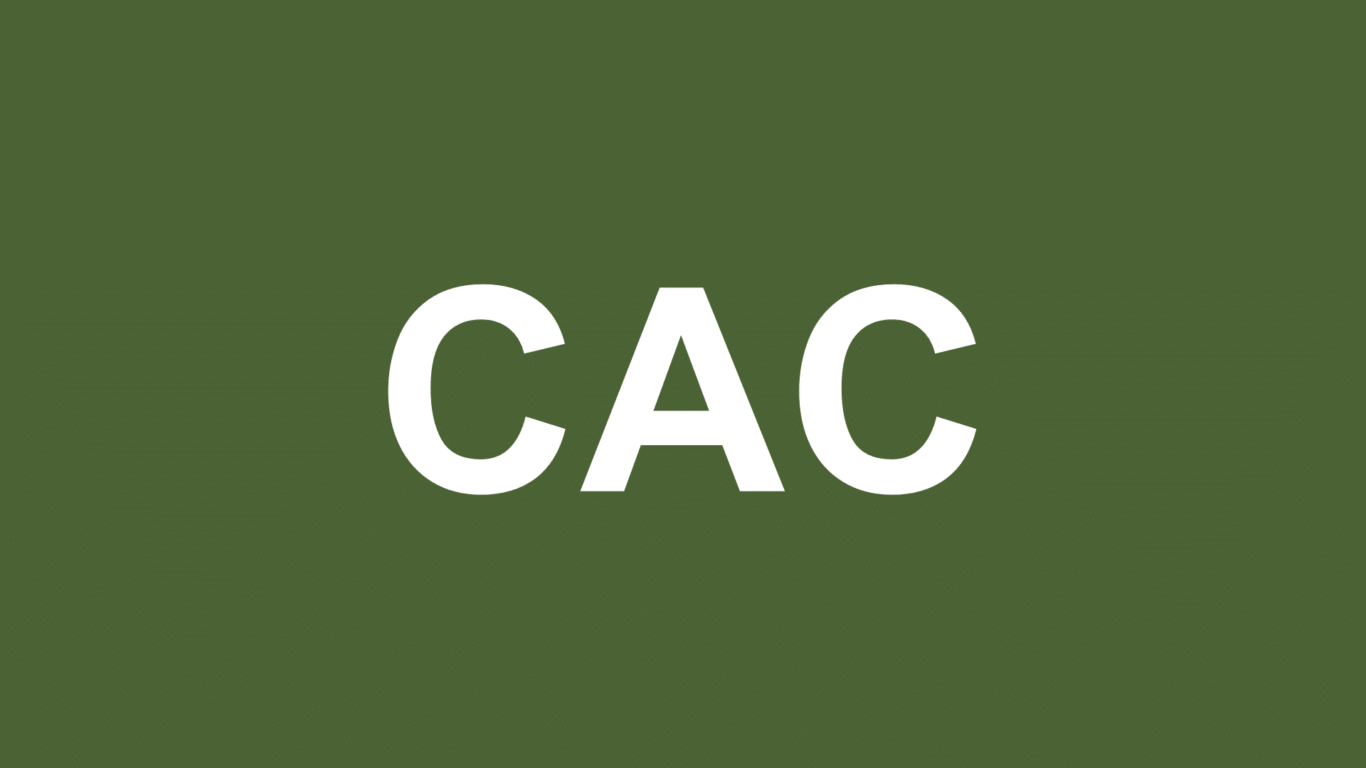 Text that reads "CAC"