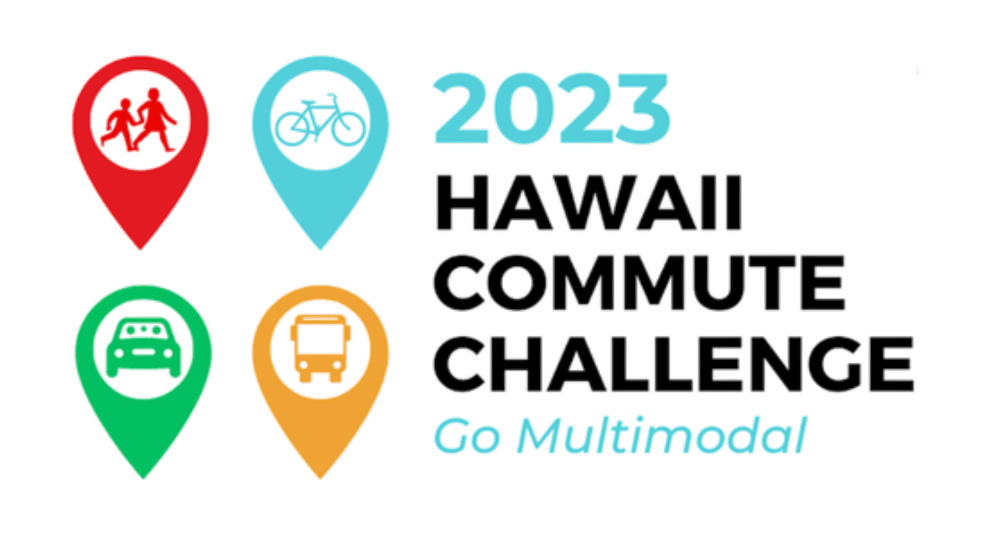 logo for the 2023 Hawaii Commute Challenge: Go Multimodal